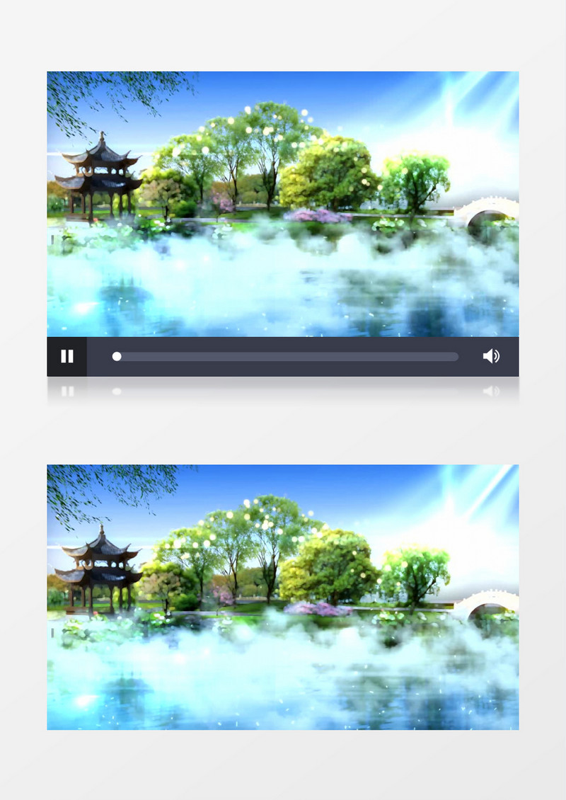 中国风江南西湖美景视频素材