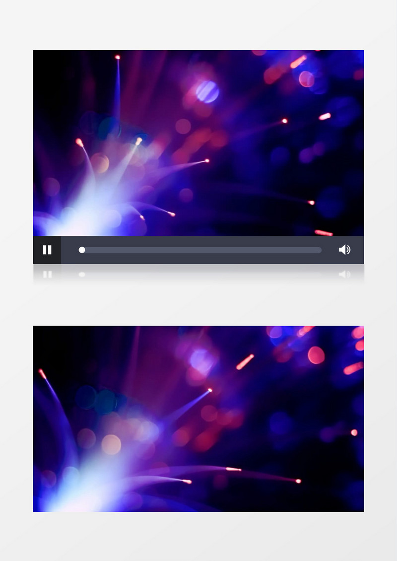  动画动态神奇的篮色光效背景视频素材