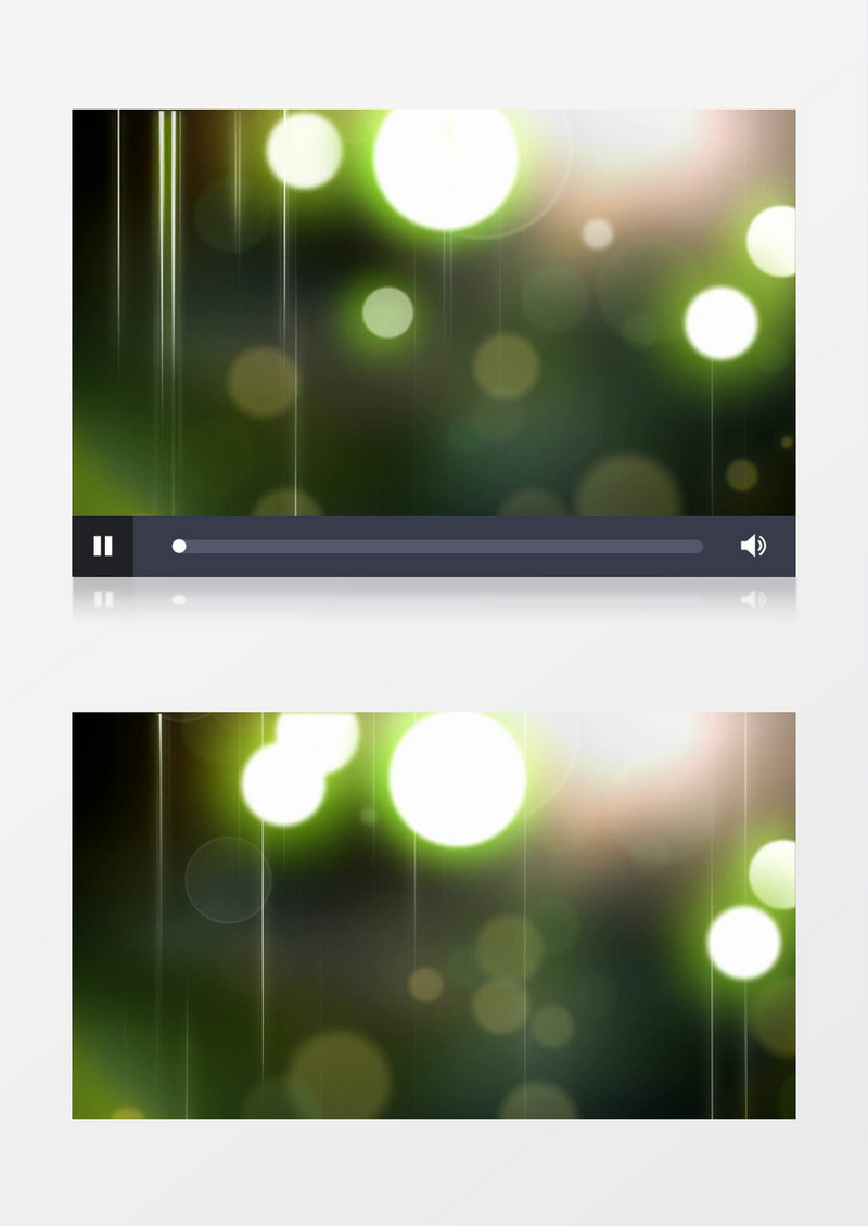  动画动态神奇的绿色光点闪烁背景视频素材