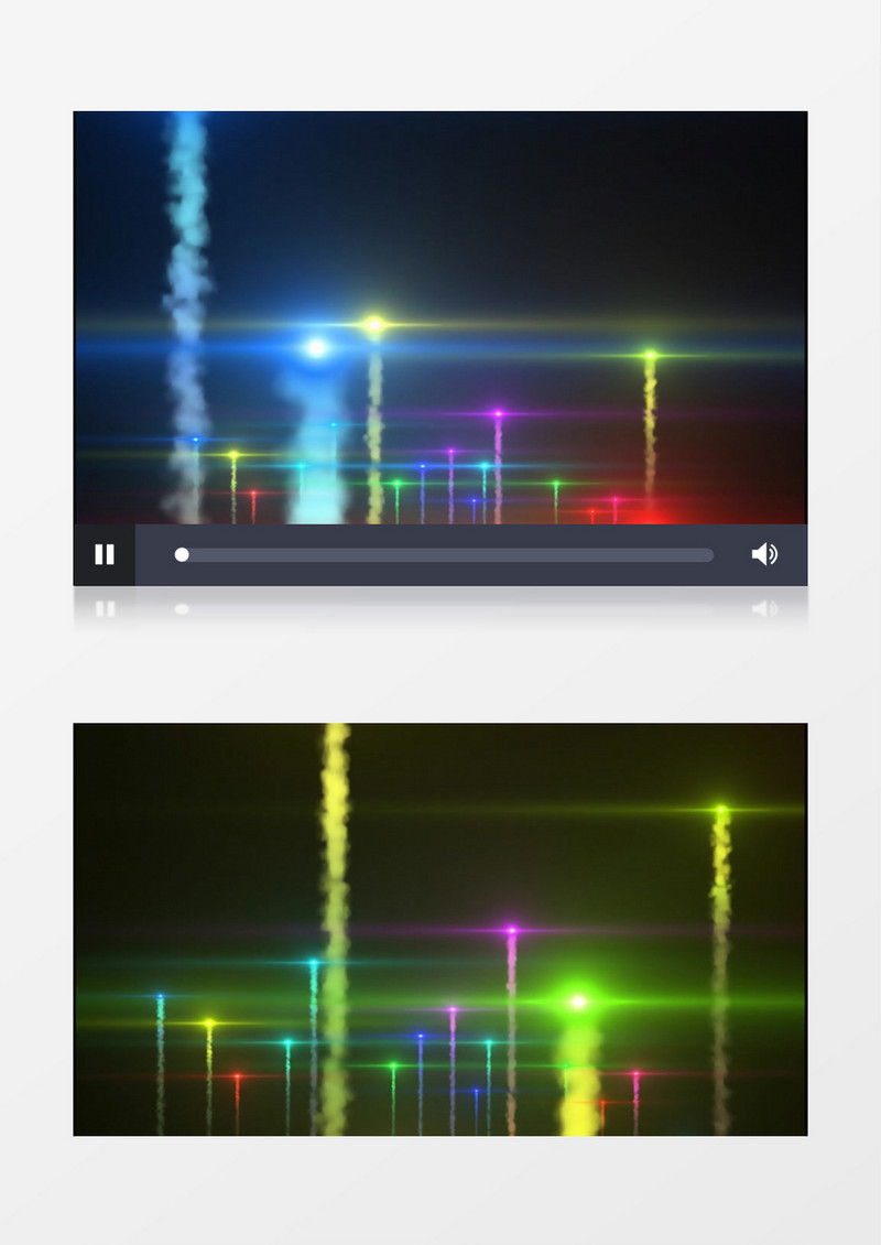 动画动态动感七彩荧光粒子背景视频素材