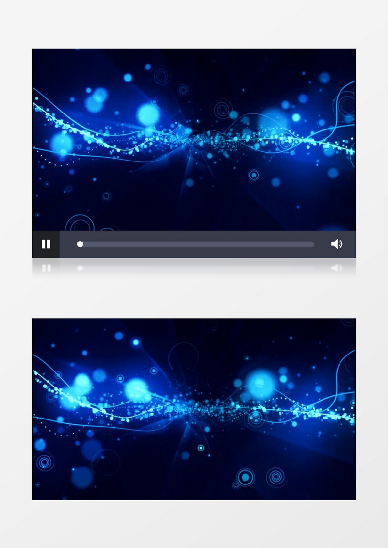 动画动态梦幻蓝色光线闪烁背景视频素材