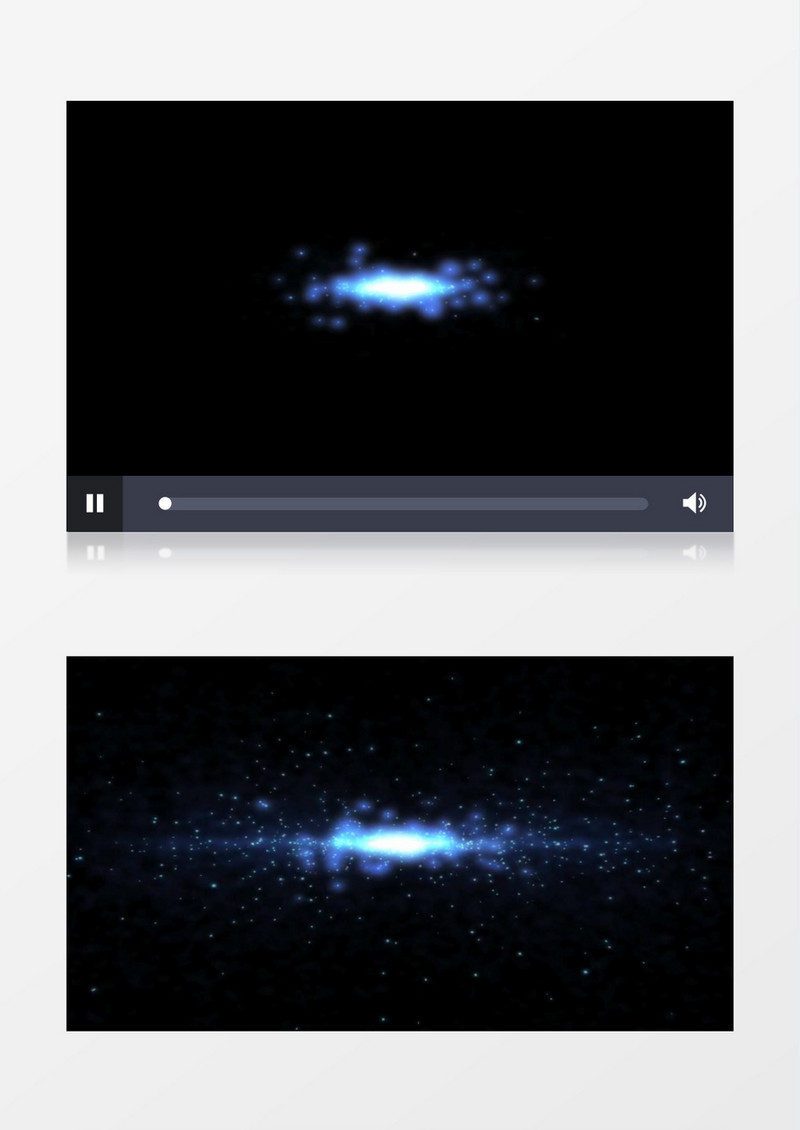 动感经典光效蓝色粒子扩散背景视频素材