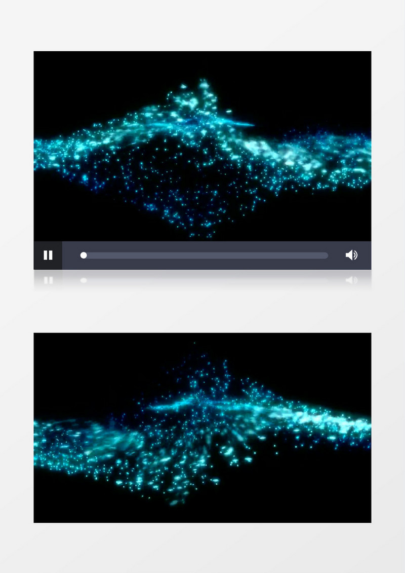 动感经典光效多彩粒子扩散绽放背景视频素材