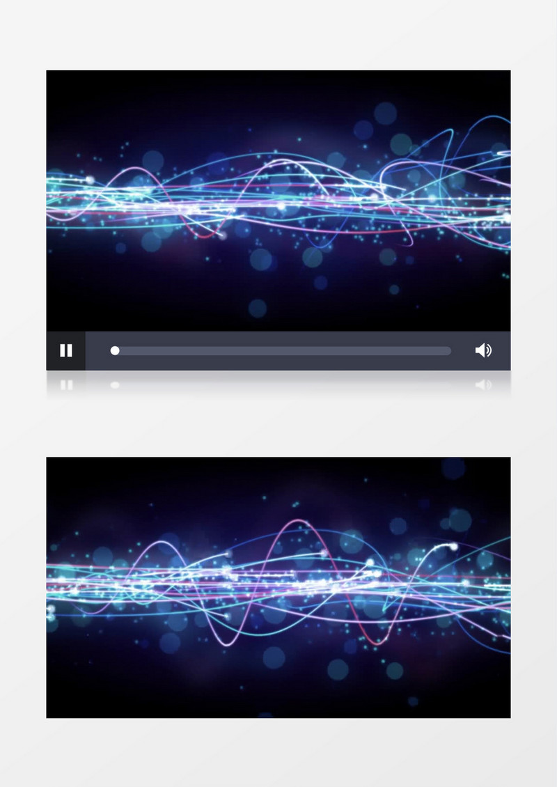 动感经典光效多彩圆点粒子线条运动背景视频素材
