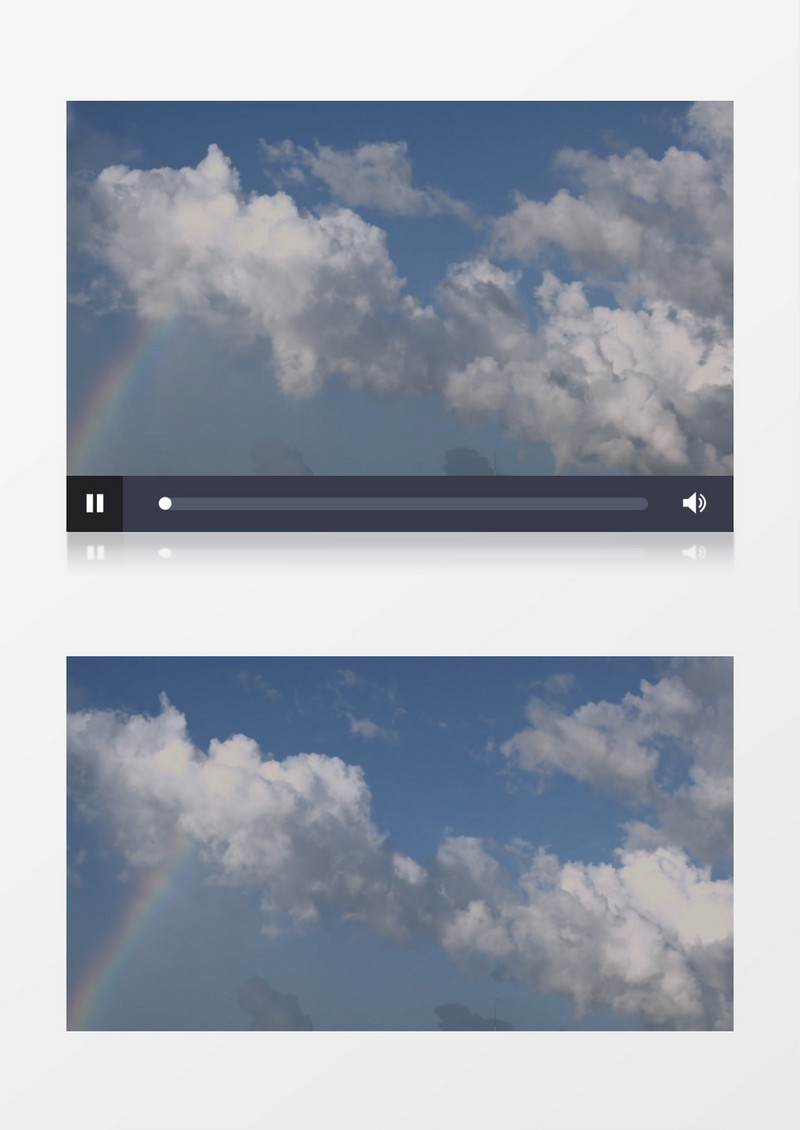 不断变换的云层背景视频素材