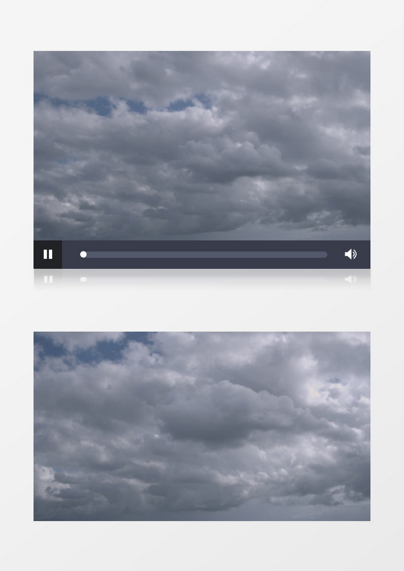天空中汹涌的云层背景视频素材
