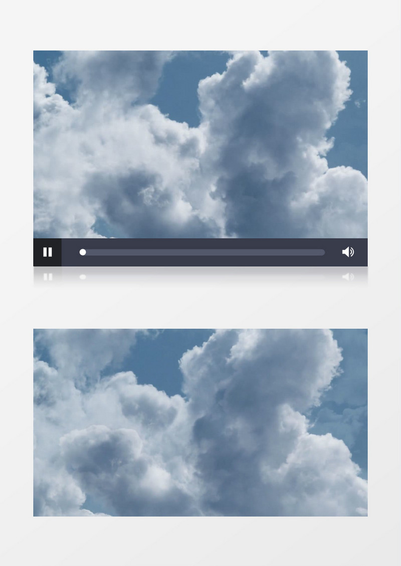 唯美的云层背景视频素材