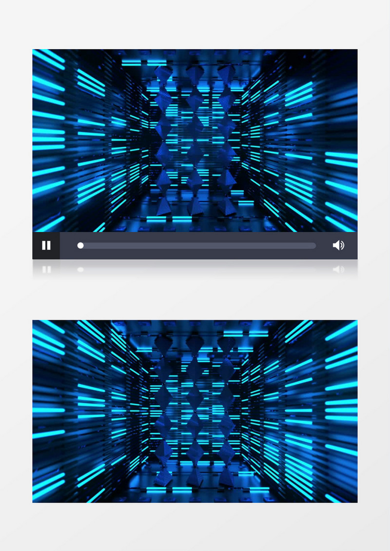 动画动态动感经典蓝色空间光效背景视频素材