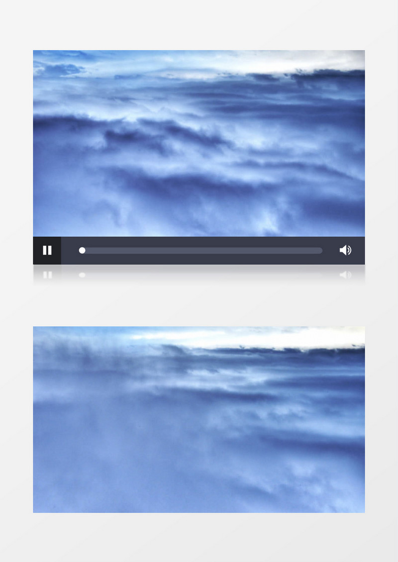 唯美壮观的大气云层背景视频素材