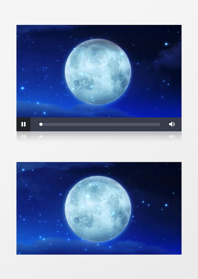 圆圆的月亮动态月亮舞台背景视频