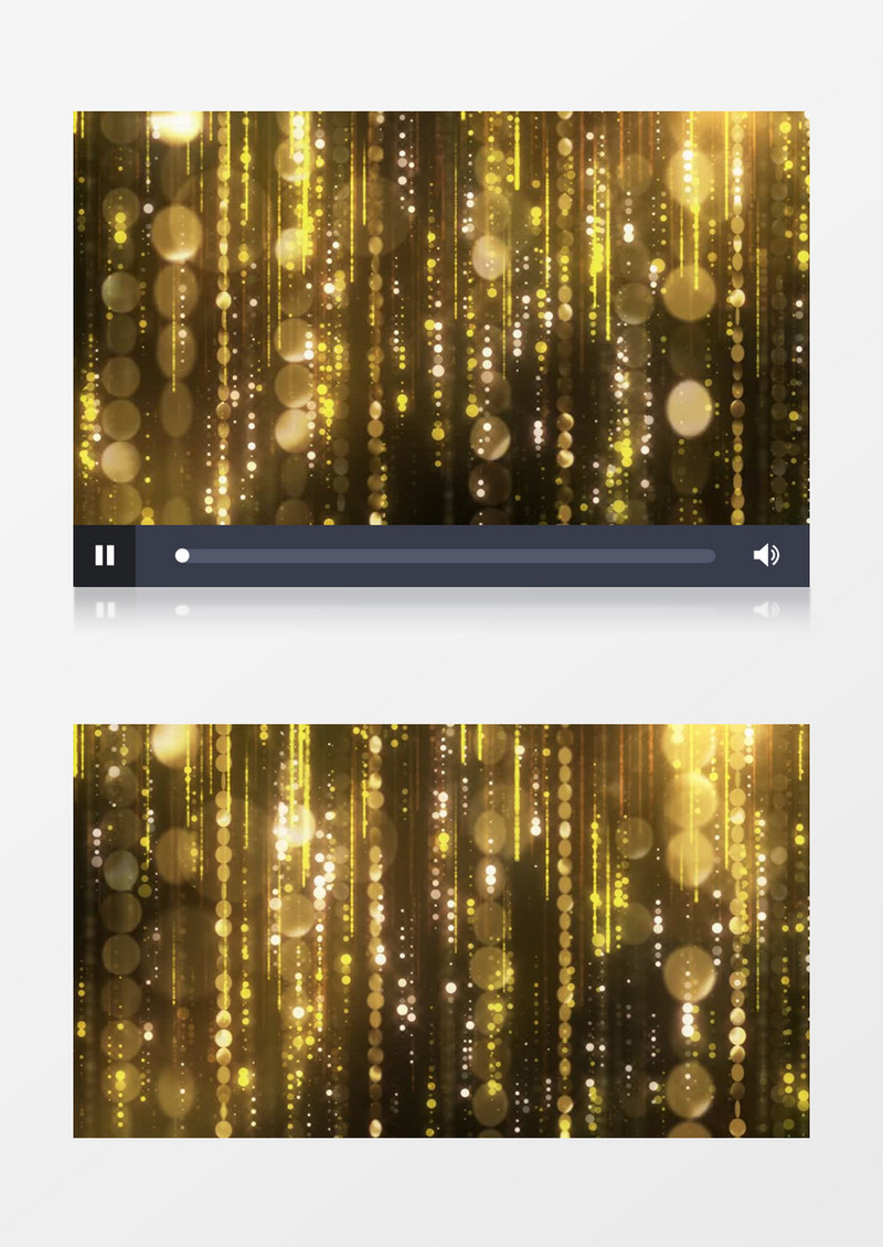 金色圆点粒子光亮闪烁背景视频素材