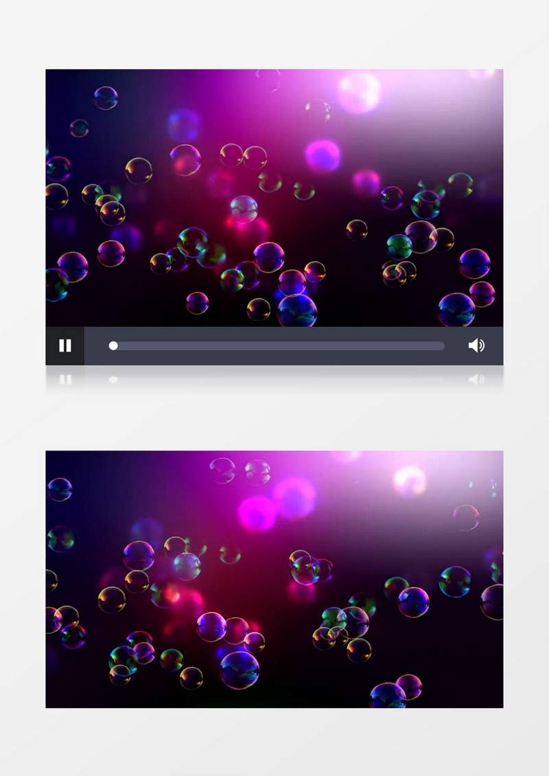 紫色泡泡上升(有音乐)背景视频素材
