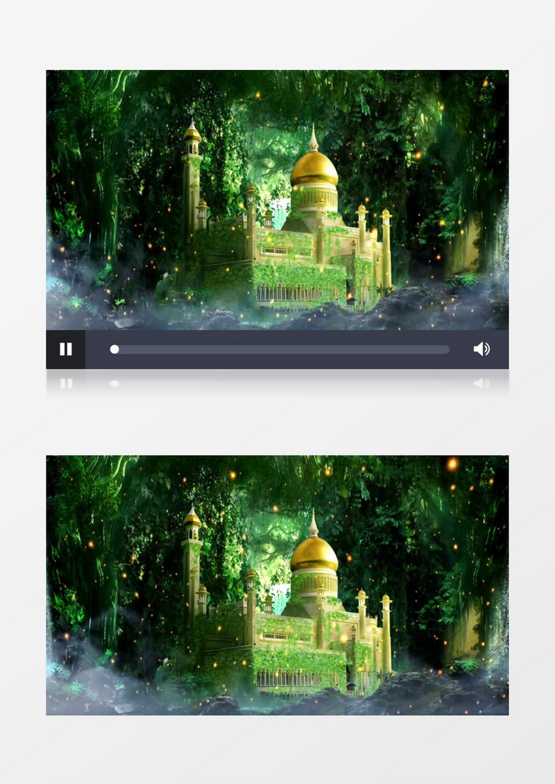 森林城堡背景视频素材