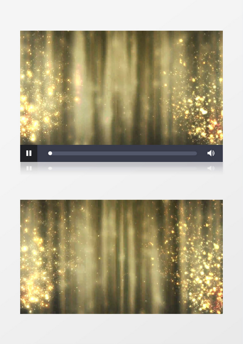 唯美金色粒子背景视频素材
