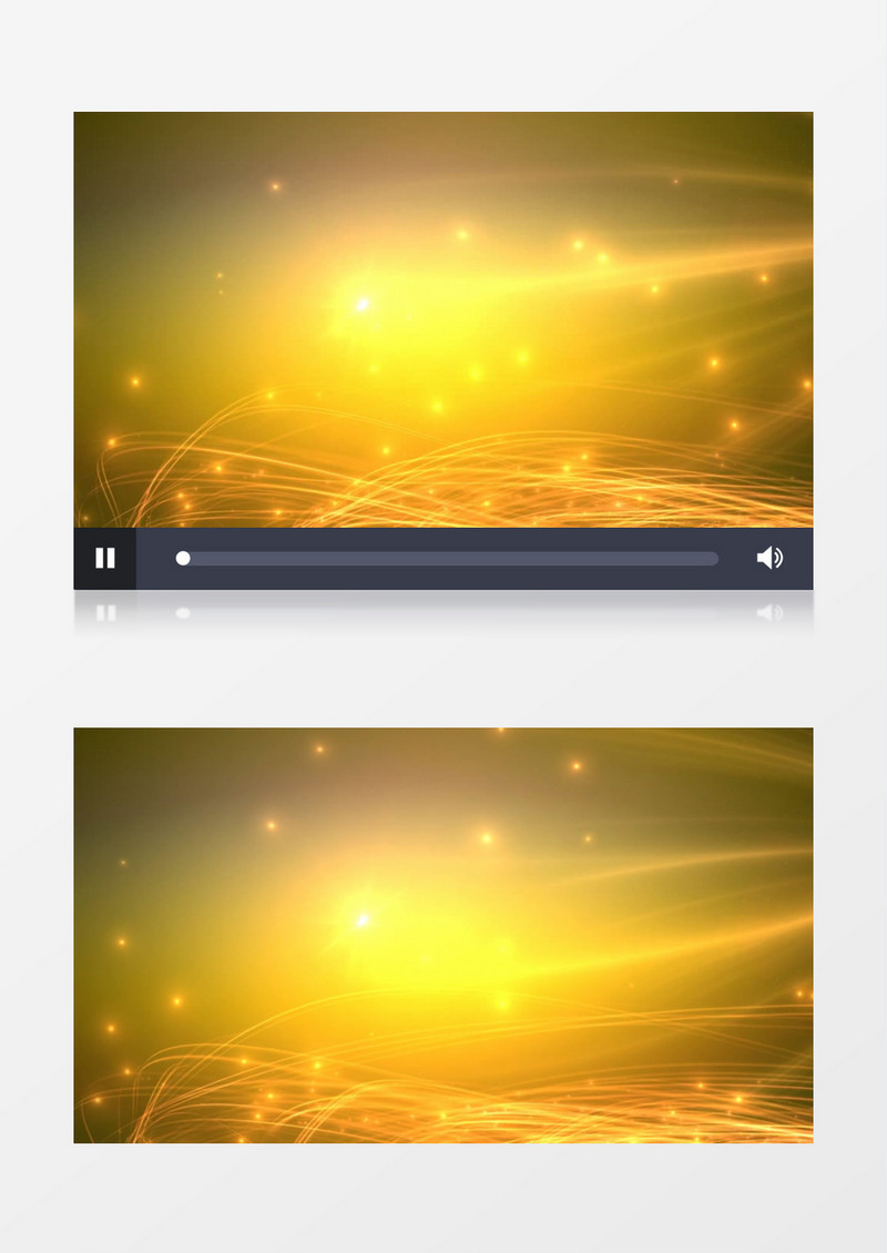 金色线条粒子缓缓上升背景视频素材