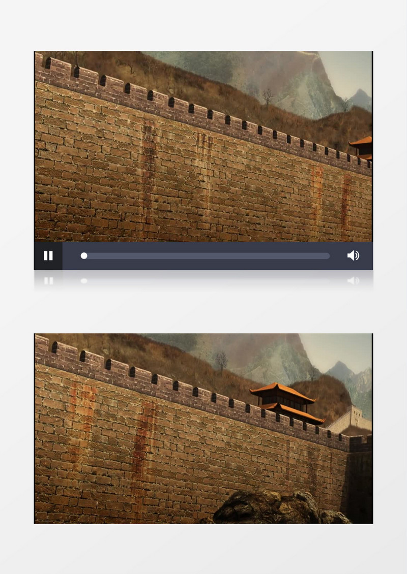 古城墙素材背景视频素材