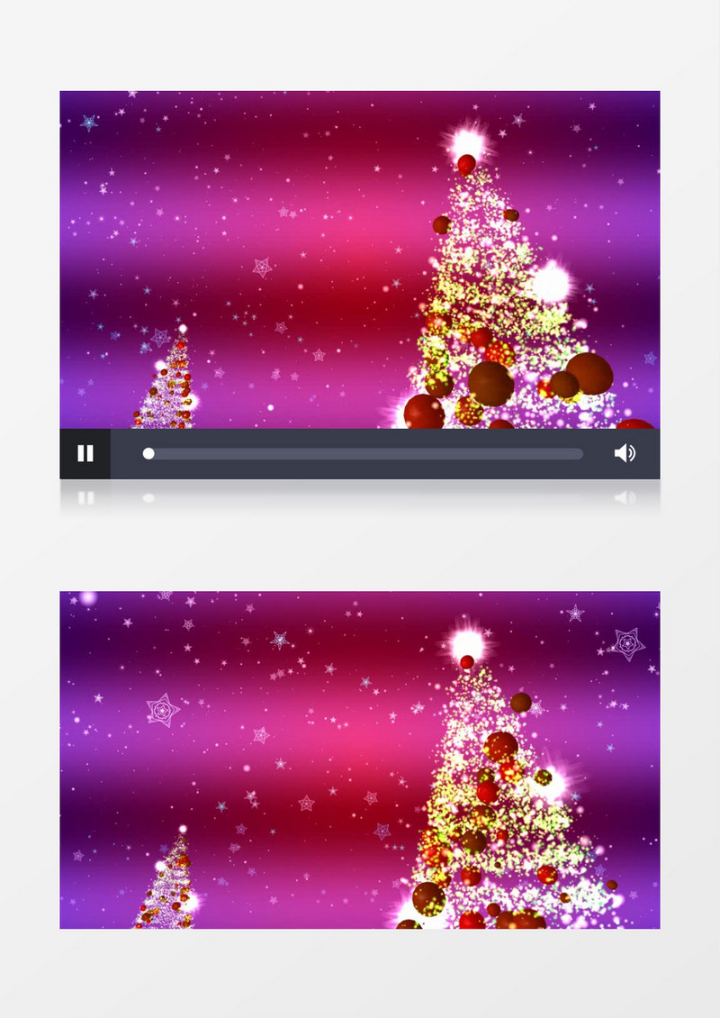  艳丽斑斓的圣诞装饰4K背景视频素材