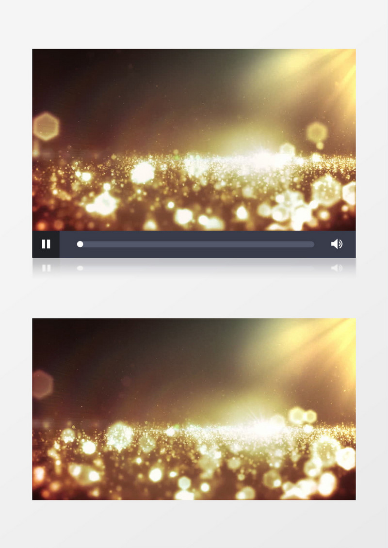 金色粒子光线变化背景视频素材