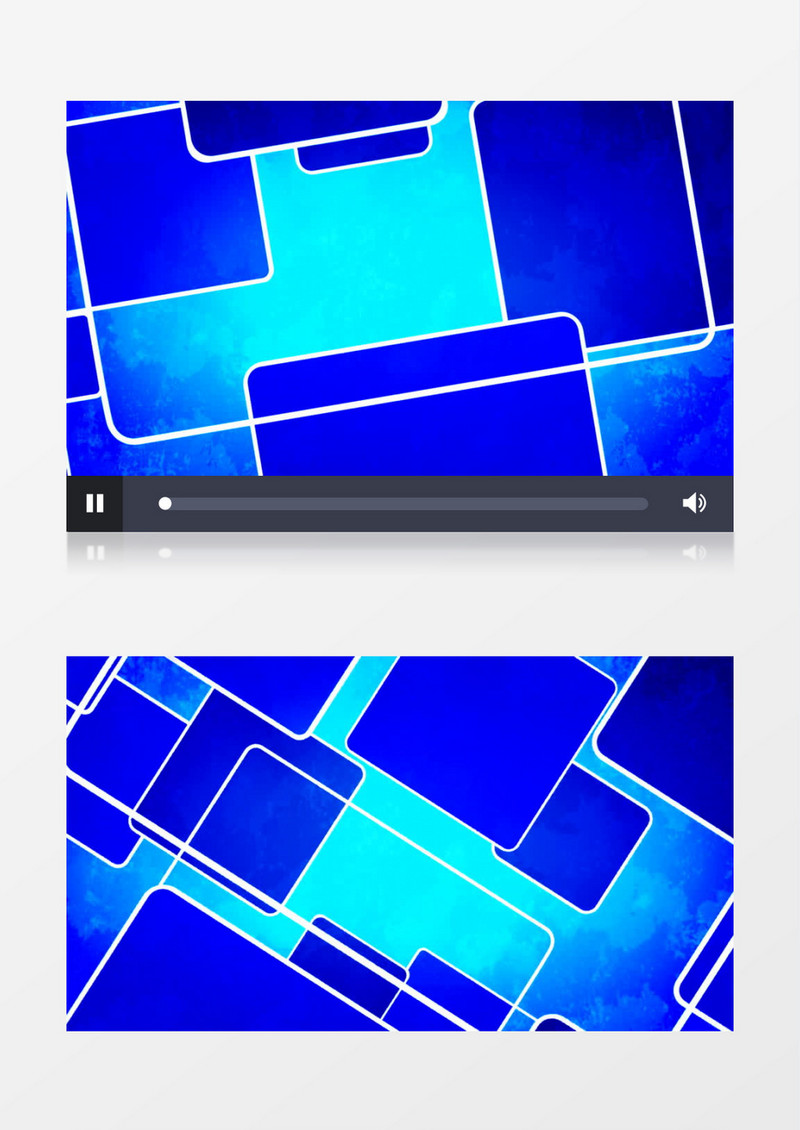 酷炫蓝色方块背景视频素材