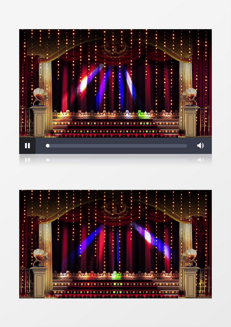 老上海舞台背景视频