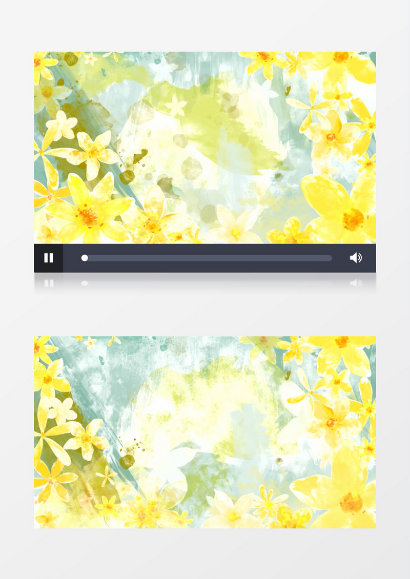 唯美绽放的黄色水粉百合花背景视频素材