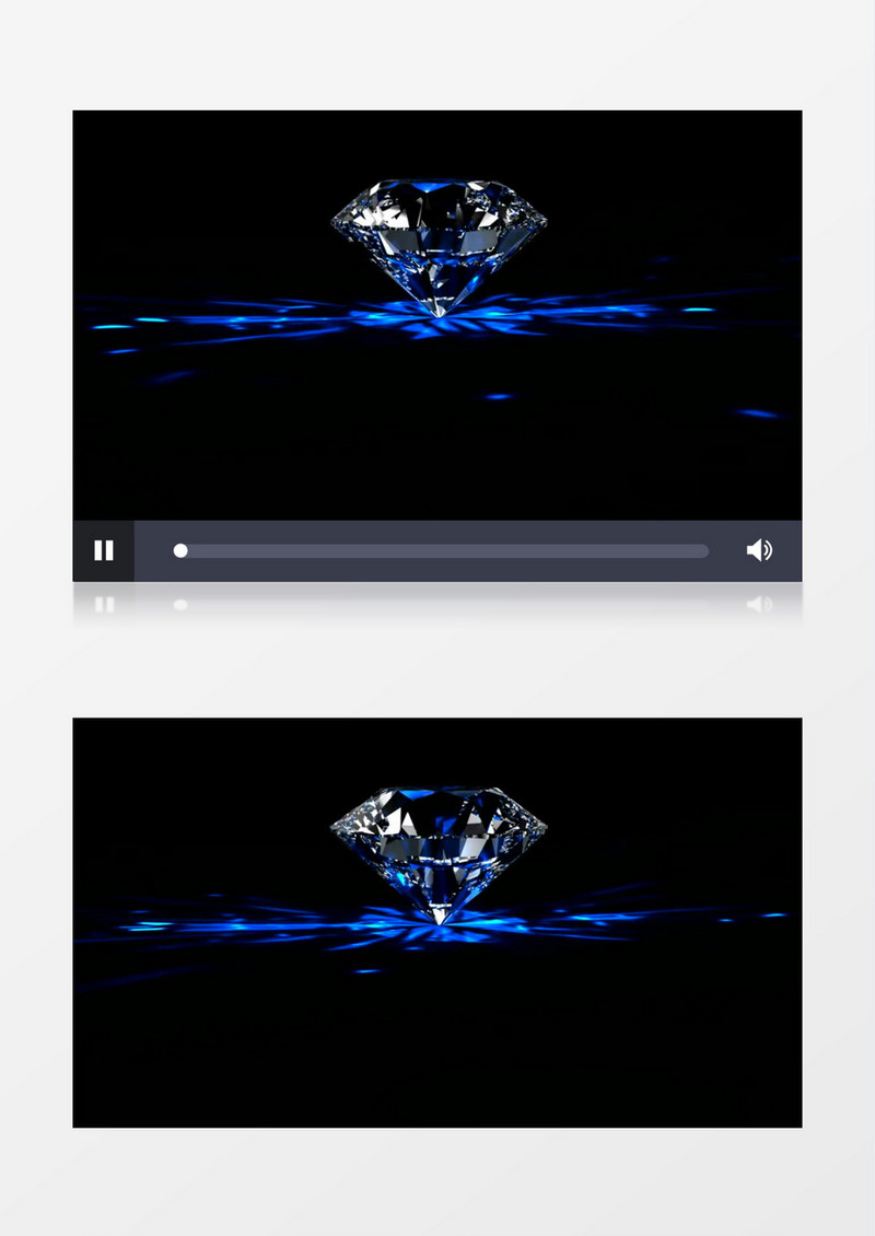 动画动态超美钻石旋转背景视频素材