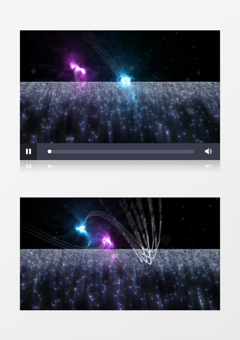 动画动态迷世界烟雾线条闪烁变幻背景视频素材