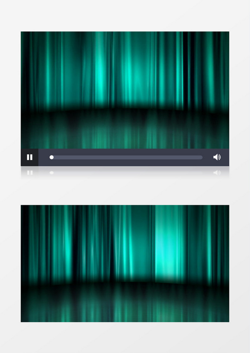 绿色光线幕布光影背景视频素材