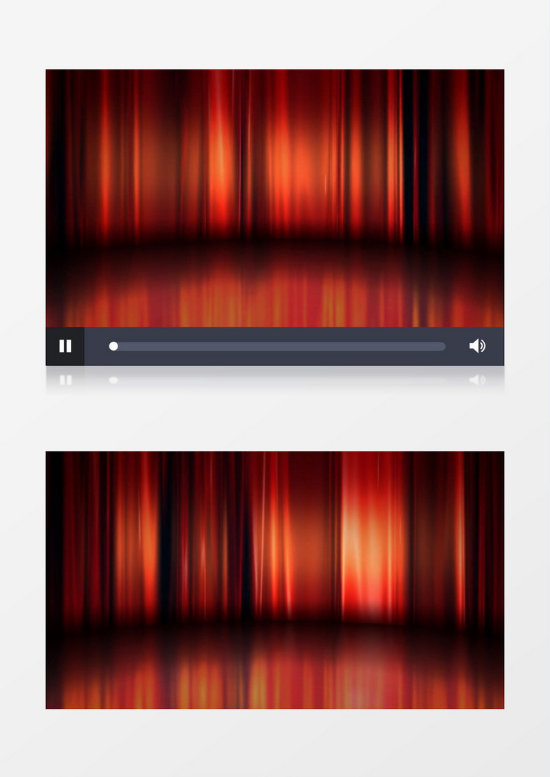 红色光线幕布光影背景视频素材