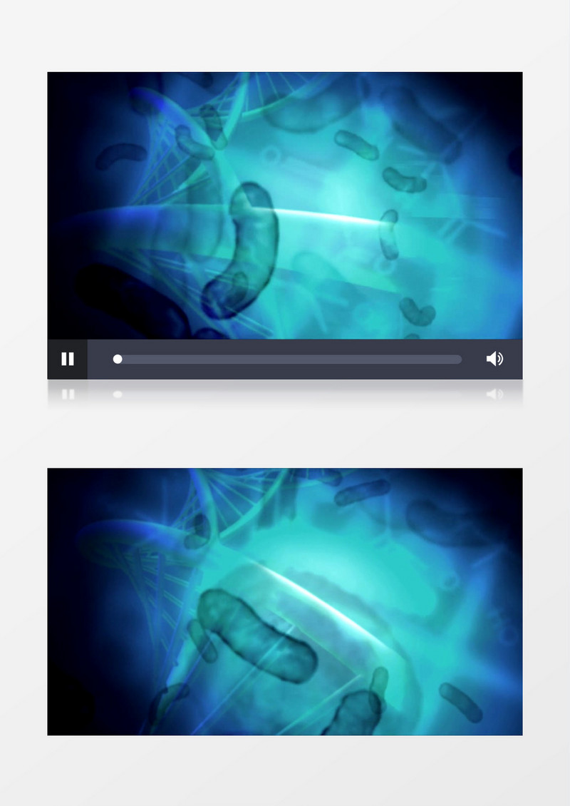 动画动态医学显微镜下细胞背景视频素材