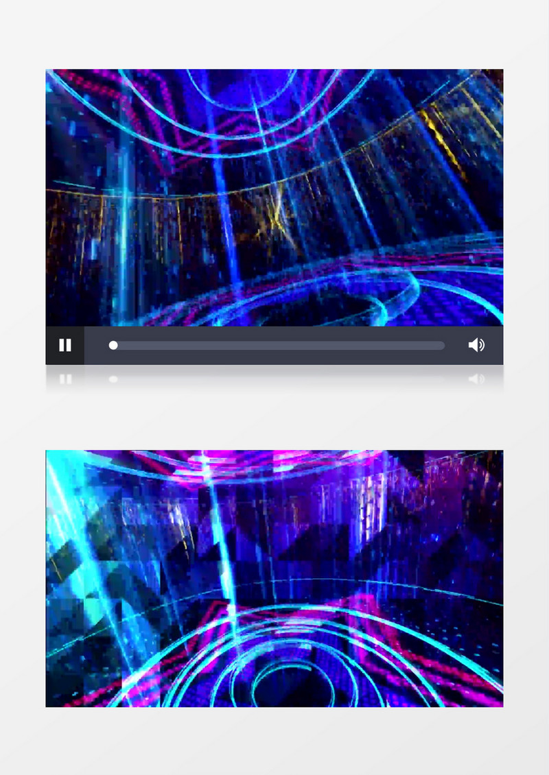 动画动态转动星光荧光雨背景视频素材