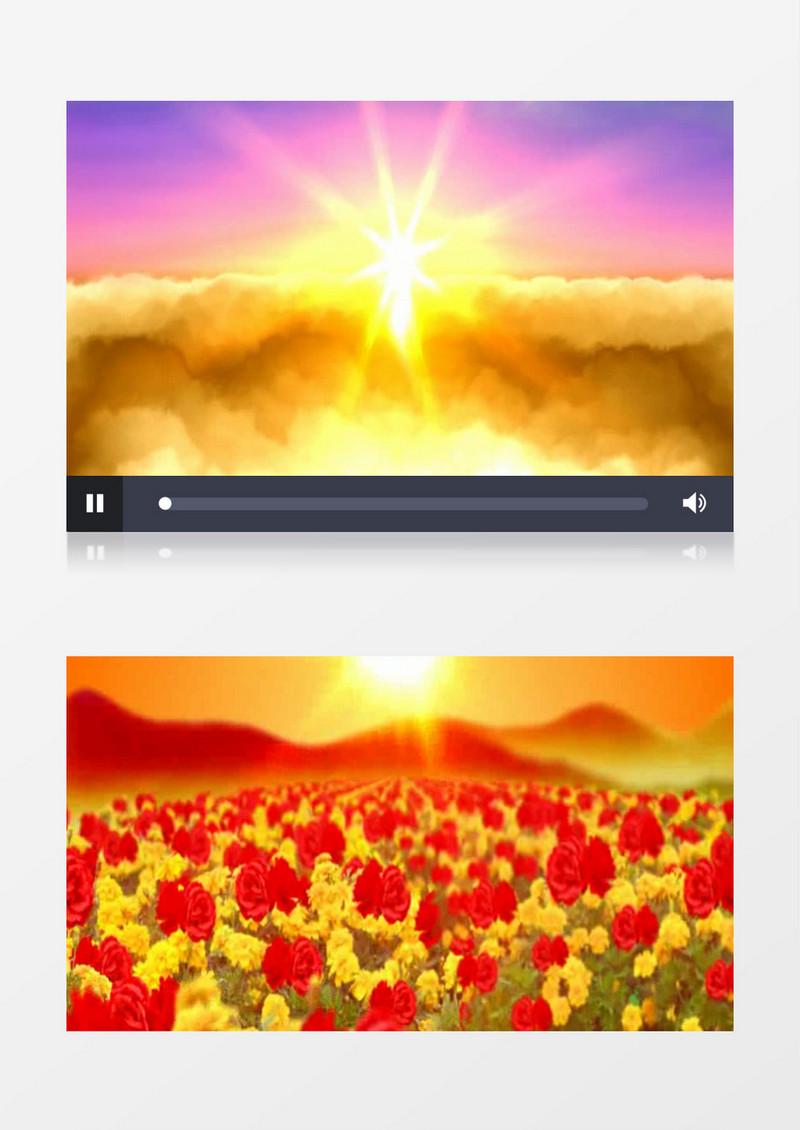 彩色天空歌唱祖国背景视频素材