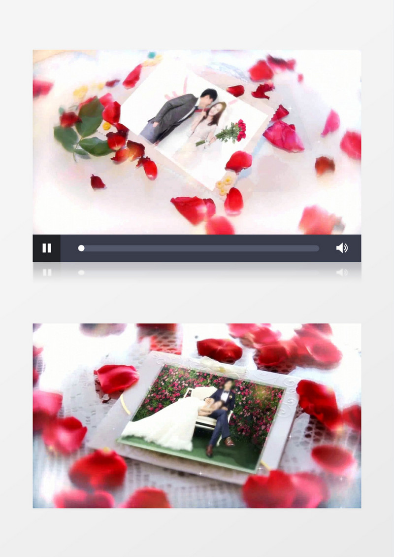 我们相爱吧婚礼片头图片展示AE视频模板