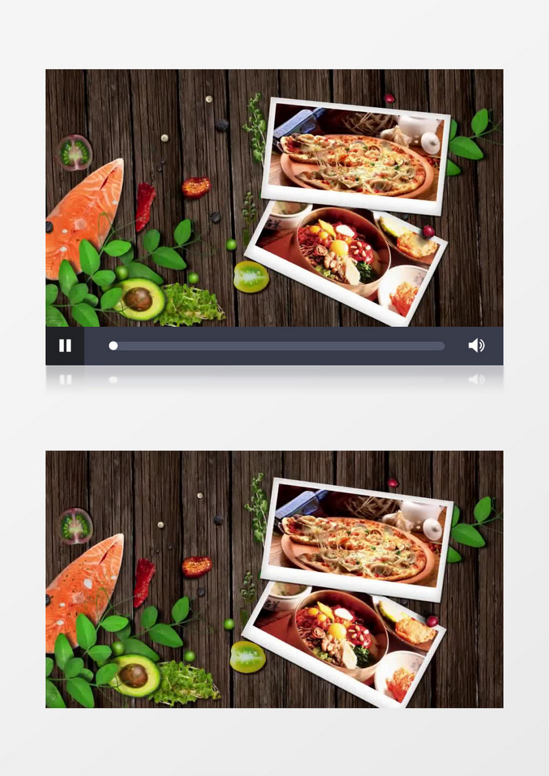 美食节目包装片头AE模板视频