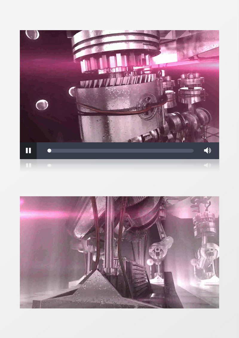 帅气的机械科技齿轮拼接效果片头视频AE模板