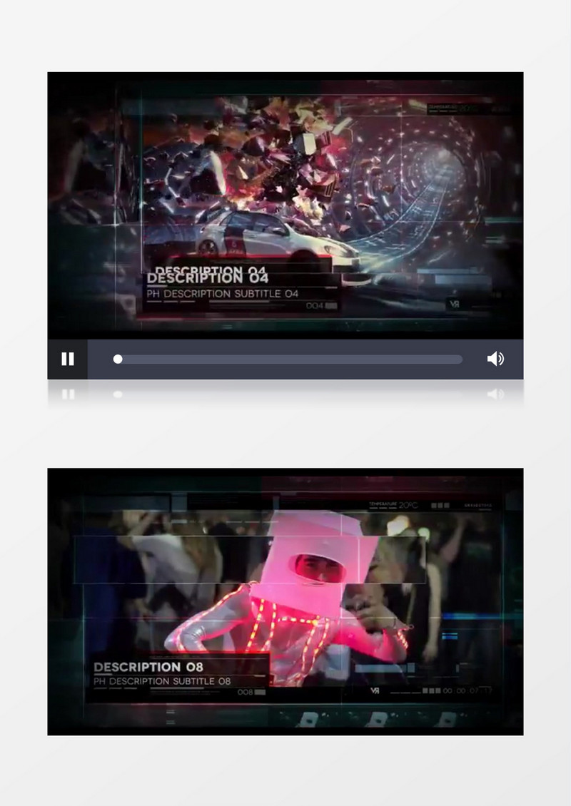 创意高科技产品展示宣传栏目包装AE视频模板