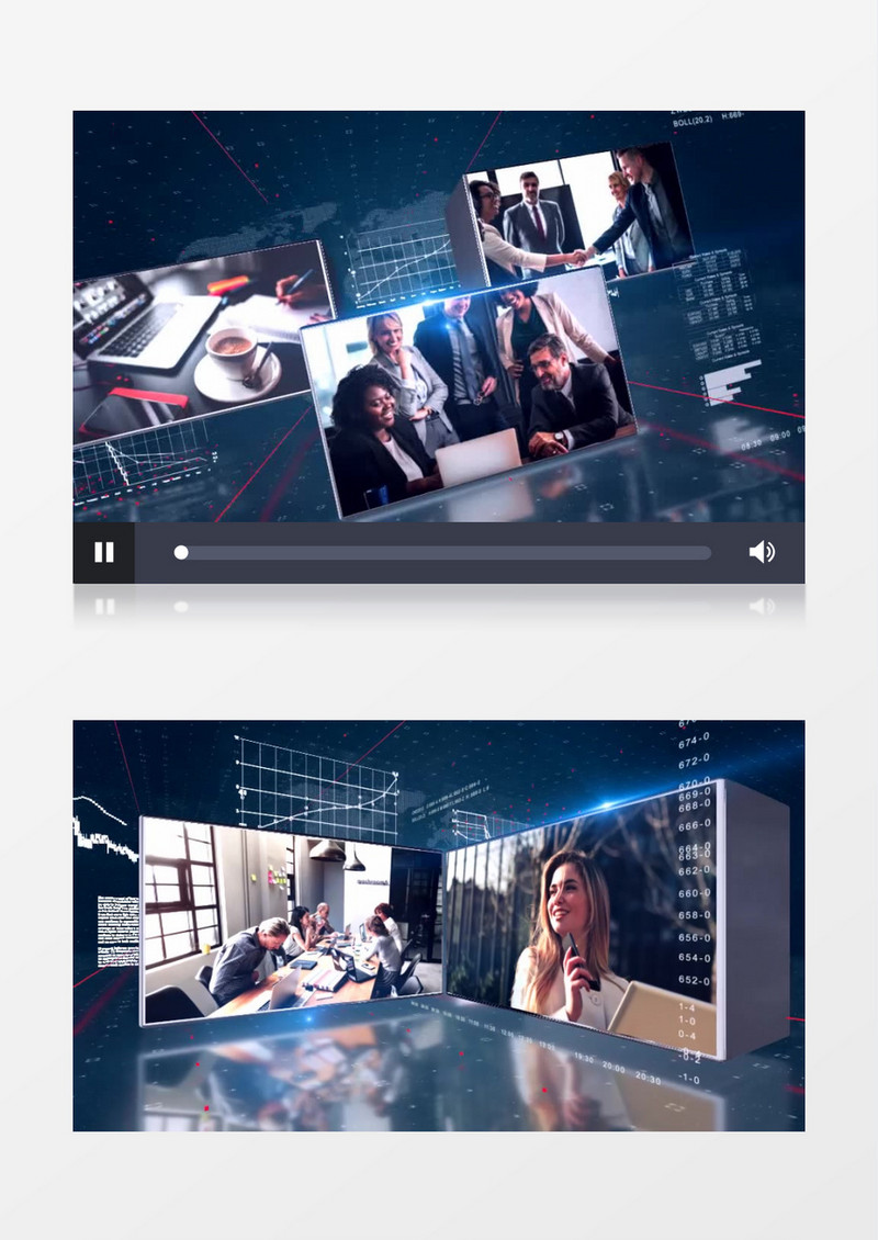 商务科技公司企业宣传视频AE视频模板