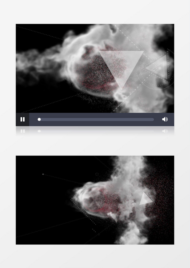 2018烟雾风沙化logo模板缥缈烟雾AE视频素材