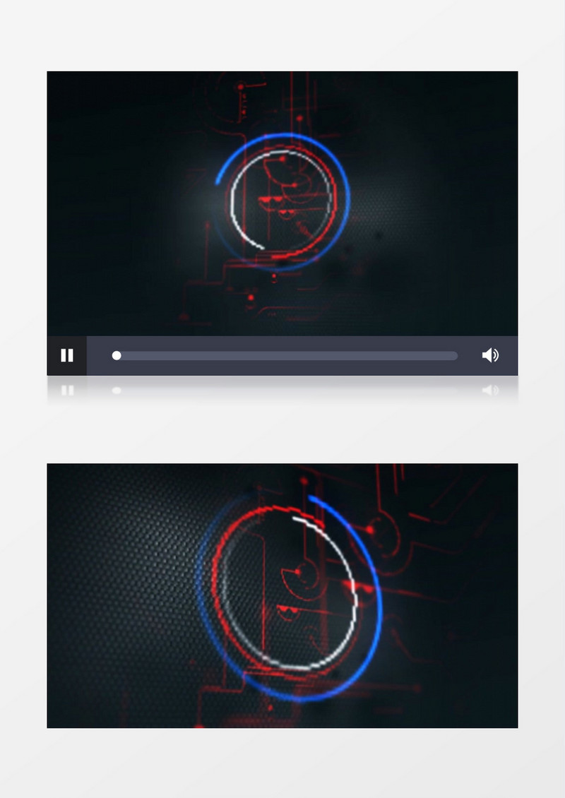 三维高科技Logo标志片头包装演绎动画AE模板