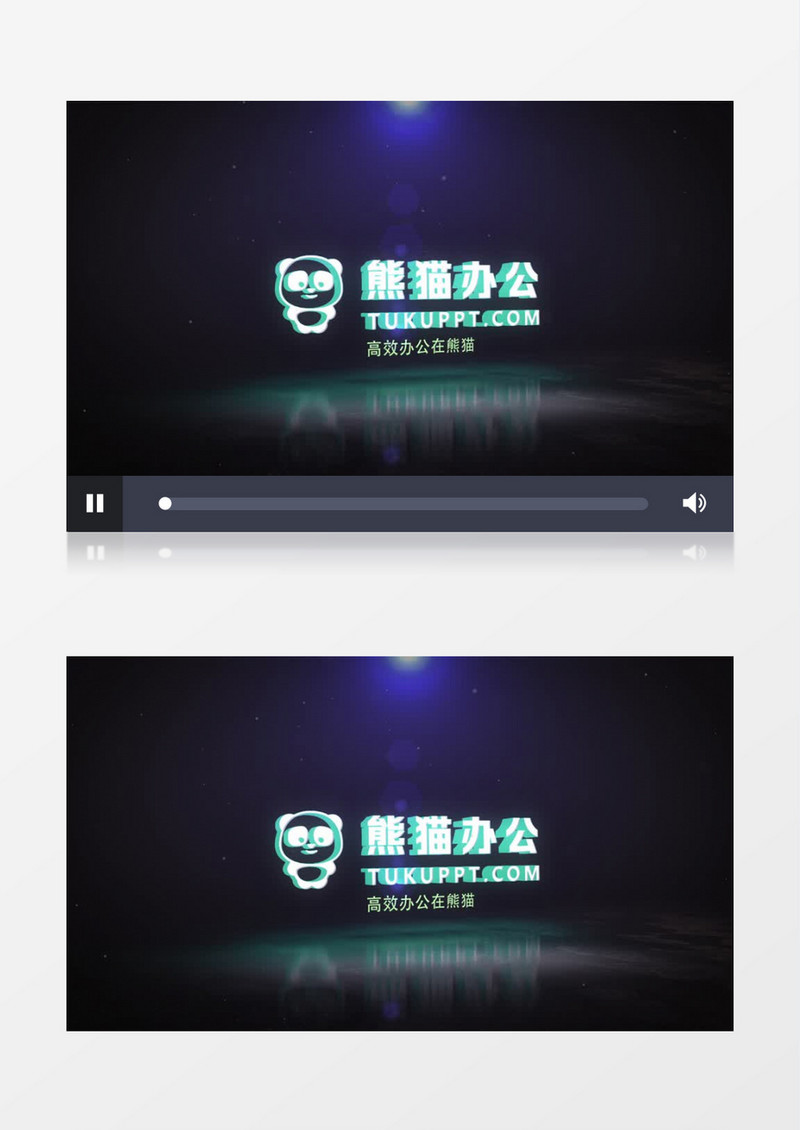 大气彩色三维霓虹灯AE模板logo展示视频