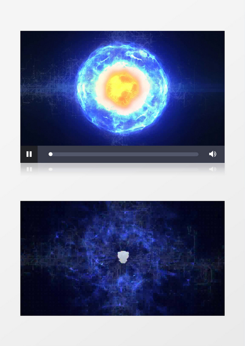 震撼粒子光效Logo开场视频AE模板