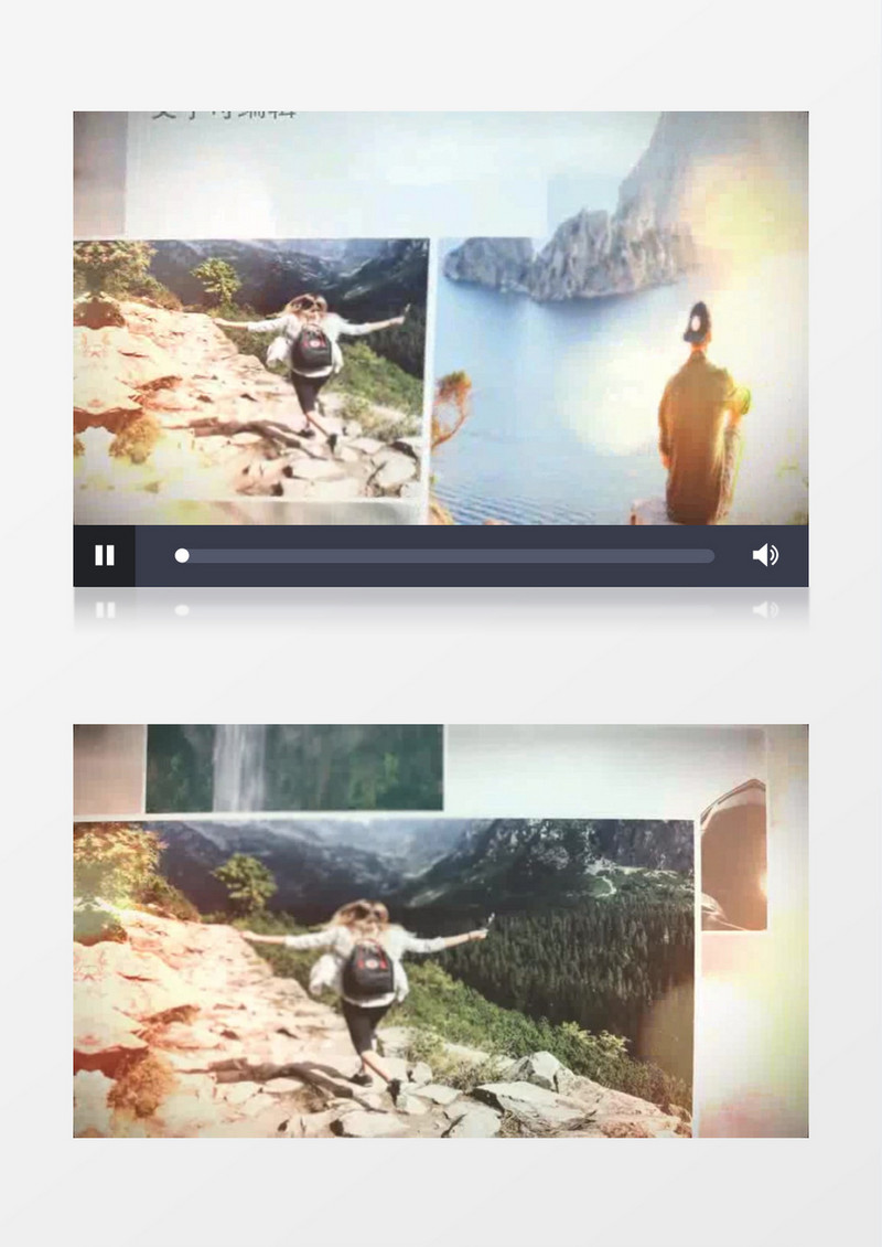 甜蜜温馨回忆相册制作婚礼家庭旅游视频模板