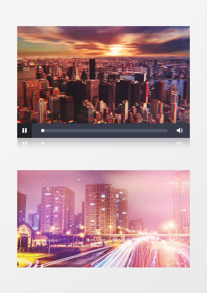 都市动感视频剪辑图文动画宣传片AE模板 folder