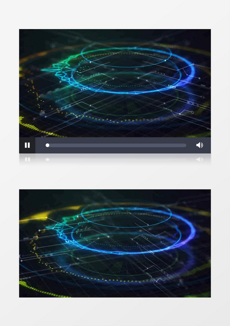 音乐可视化动感高科技背景AE模板