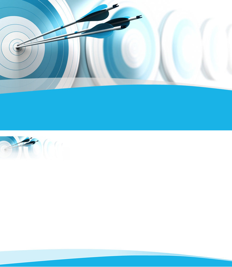 目标命中靶子PPT背景图片