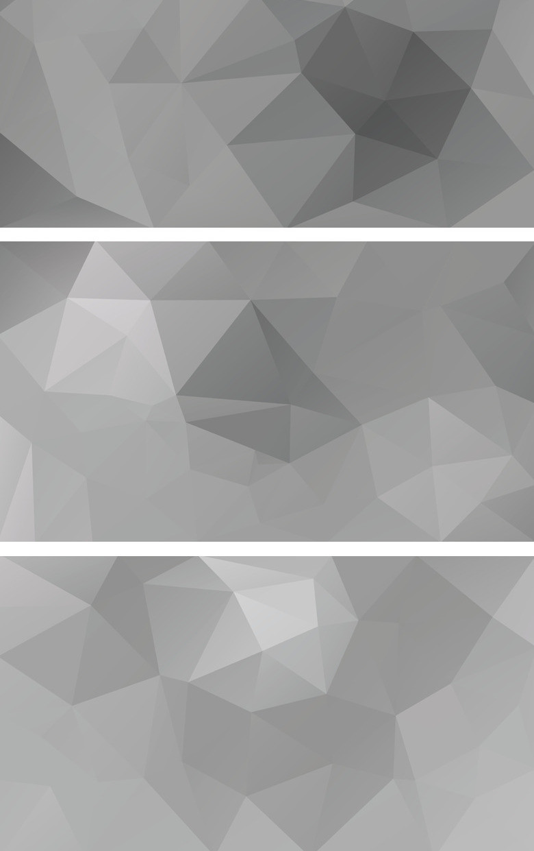 灰色时尚低多边形PPT背景图片模板下载_时尚_图客巴巴