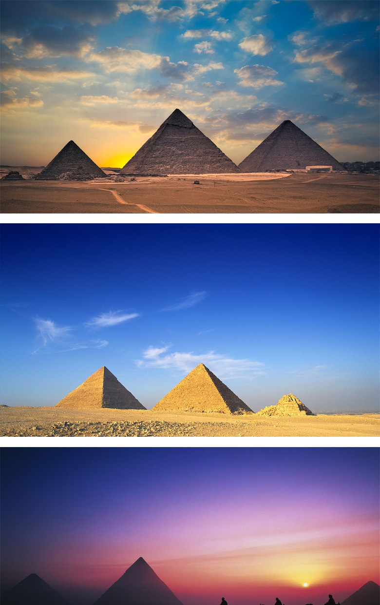 埃及金字塔ppt背景图片