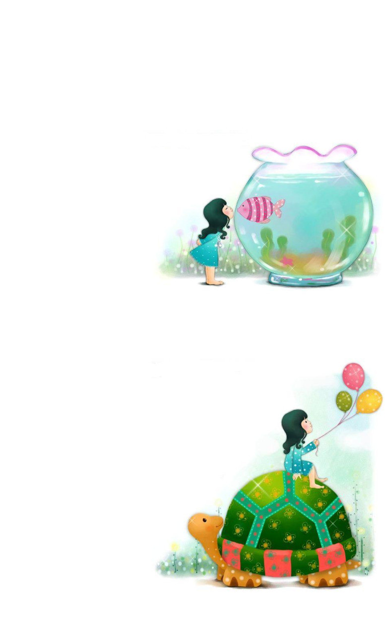 可爱小女孩小萝莉ppt背景图片