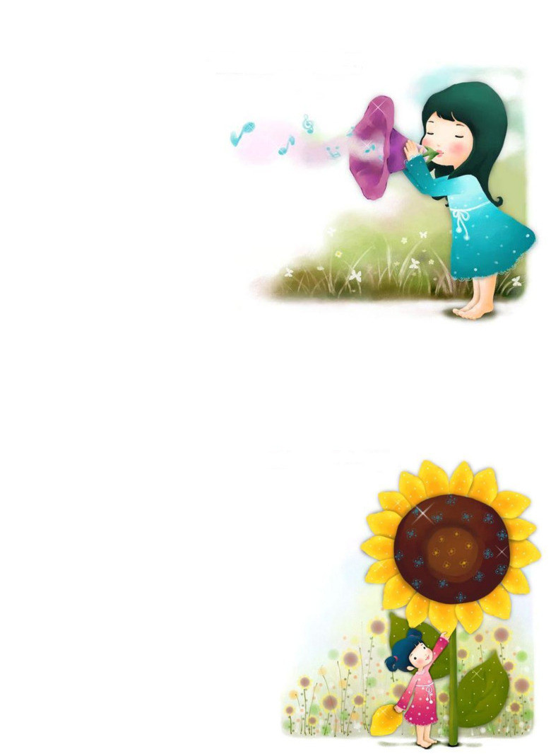 可爱小女孩小萝莉ppt背景图片