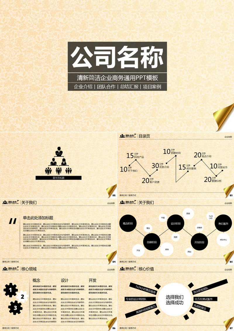 团队介绍金融销售市场营销汇报PPT模版